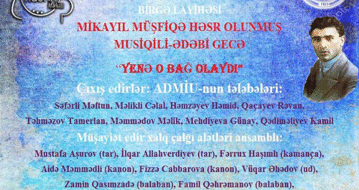 Sabah hamı Müşfiqin bağına dəvətlidir –