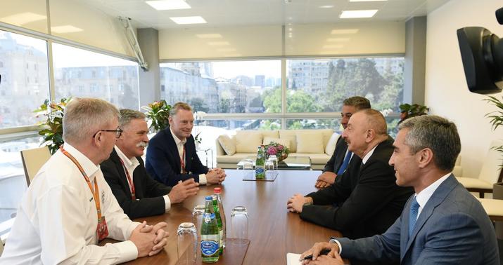 İlham Əliyev icraçı direktoru qəbul etdi
