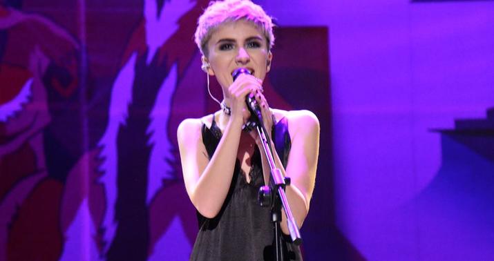 Diana Hacıyeva Yaşıl Teatrda -