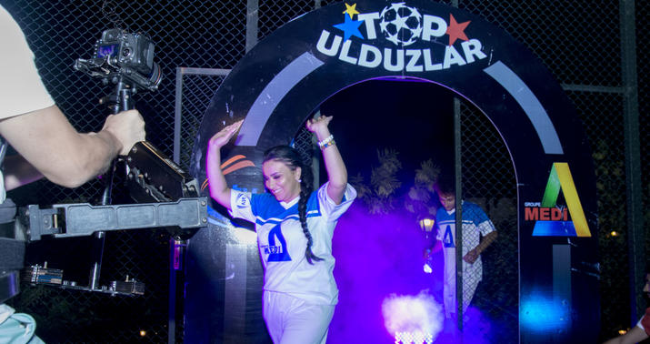 “Top ulduzlar”ın final çəkilişindən -