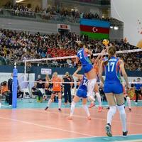 Azərbaycanın qadın voleybol millisi İsveçə uduzdu