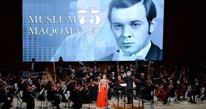 Müslüm Maqomayevin 75 illik yubileyi qeyd edildi -