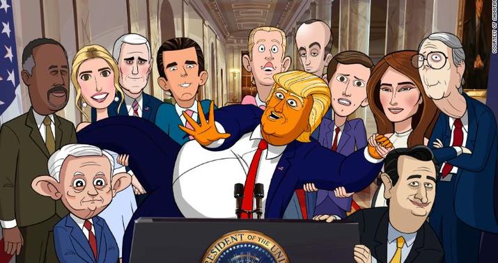 Bizim karikatur prezident... –