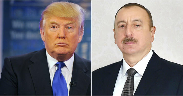 İlham Əliyev Donald Trampı təbrik edib