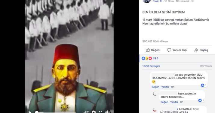Osmanlı sultanının səs yazısı ortaya çıxdı –