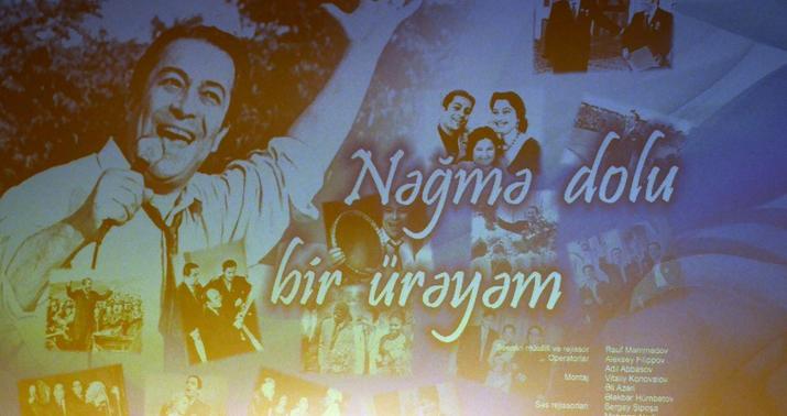 Rəşid Behbudov haqda filmin təqdimatı oldu