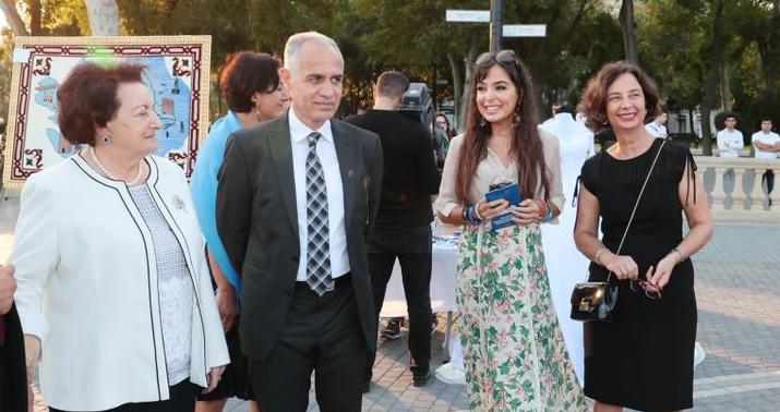 Leyla Əliyeva Sülh Gününə həsr olunan tədbirdə -