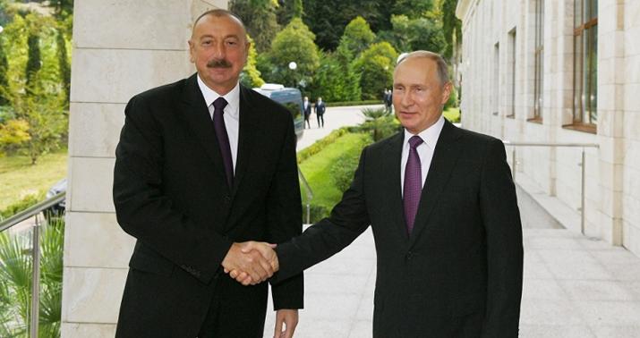 İlham Əliyev Putinlə bölgədəki vəziyyəti müzakirə etdi