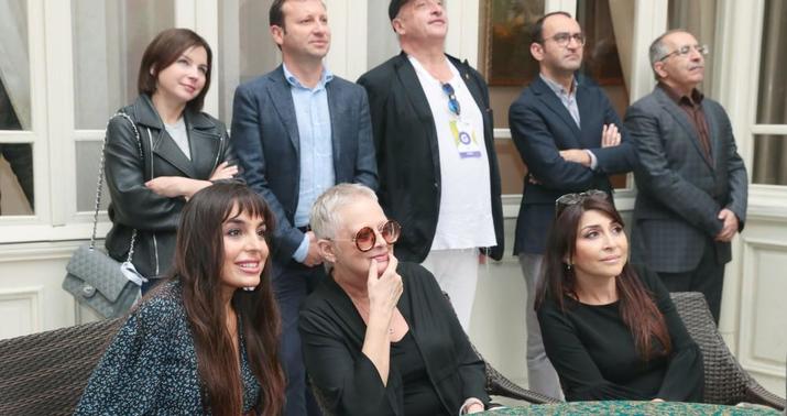 Leyla Əliyeva “İmmolatio”nun premyerasında -