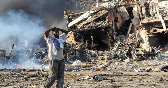 Somalidə dəhşətli partlayış: 35 nəfər öldü