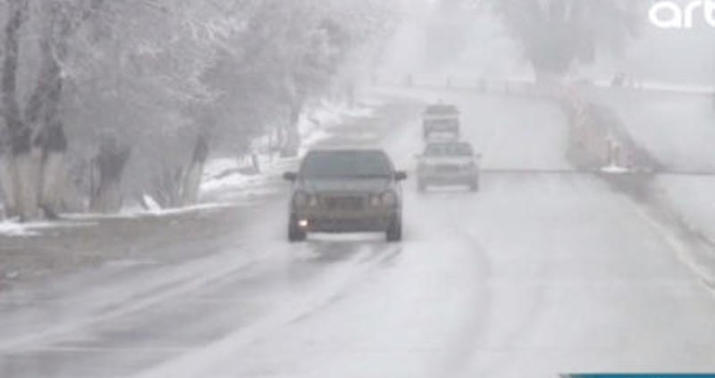 NİİM şaxtalı hava şəraiti ilə əlaqədar sürücülərə müraciət etdi