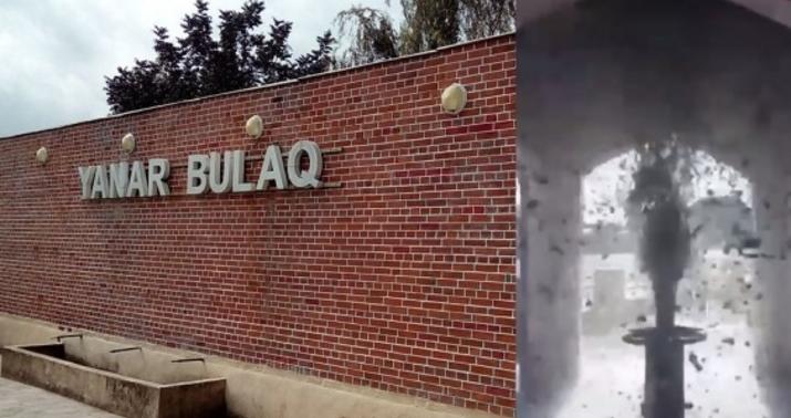Astarada "Yanar bulaq" palçıq püskürdü -