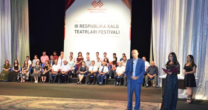 III Respublika Xalq Teatrları Festivalı başa çatdı -