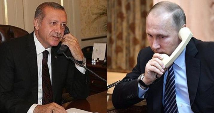 Ərdoğan Putinlə Qarabağı müzakirə etdi -