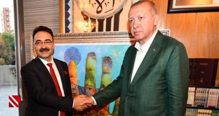 Ərdoğan azərbaycanlı rəssamla görüşdü -