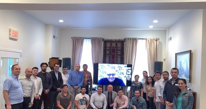 ABŞ-dakı soydaşlarımız Ramiz Rövşənlə görüşdü