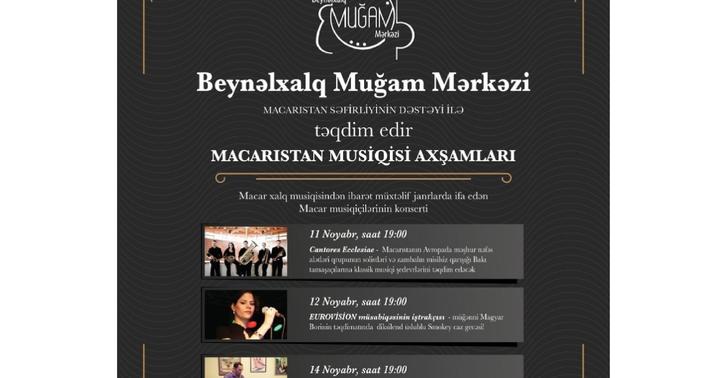 Macar musiqiçilər Bakıda konsert verəcək
