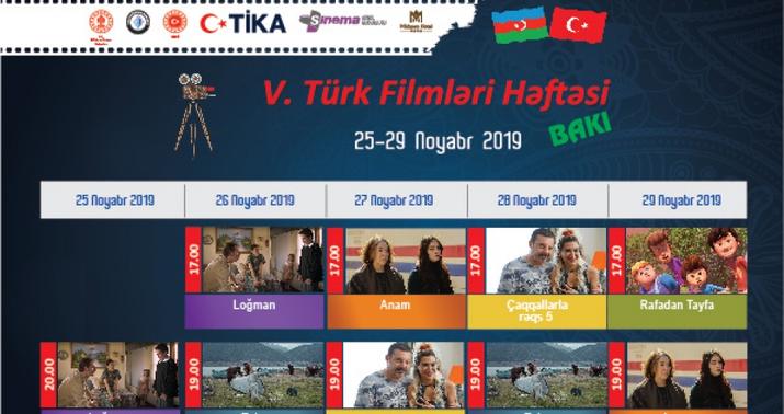 Bakıda türk filmləri nümayiş olunacaq