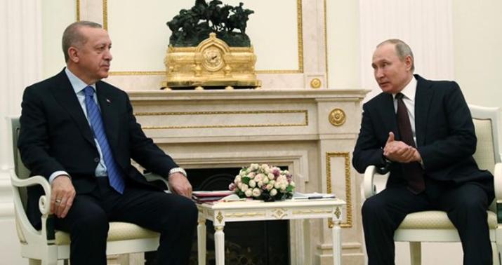 Ərdoğan və Putin Qarabağdakı vəziyyəti müzakirə etdilər