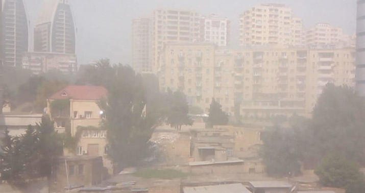 Bakıda və Abşeron yarımadasında havada tozun miqdarı artdı
