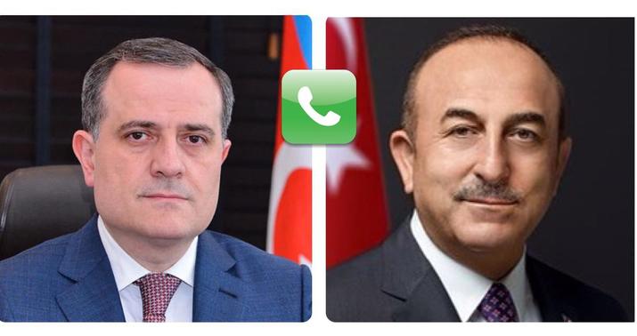 Çavuşoğlu ilə Ceyhun Bayramov arasında Qarabağ müzakirəsi