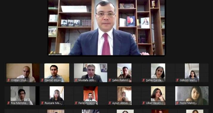 Sahil Babayev Gənc Liderlər Proqramı iştirakçıları ilə görüşdü