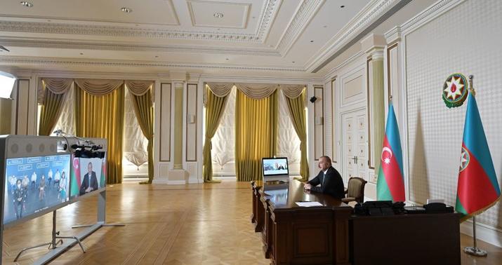 Prezident modul tipli növbəti hospitalın açılışında videoformatda iştirak etdi -