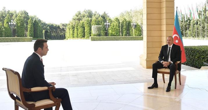 İlham Əliyev “Haber Global”a müsahibə verir -
