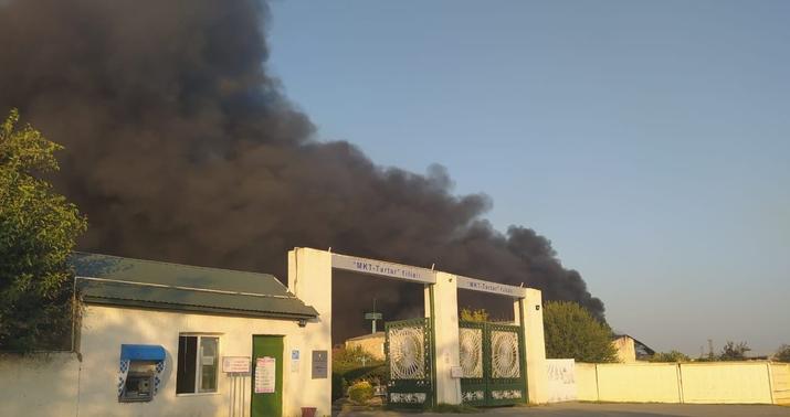 Ermənlərin pambıq zavodunu atəşə tutması barədə -