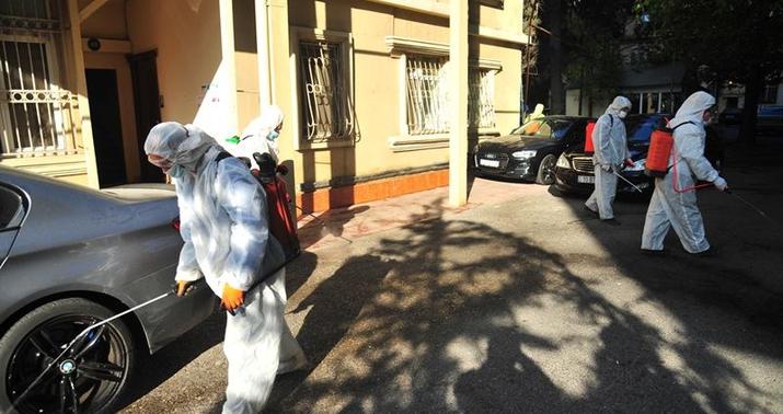 Bu rayonlarda dezinfeksiya işləri aparıldı