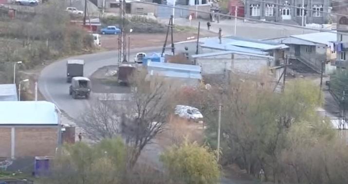 Rusiya sülhməramlıları Gorusdan Qarabağa yola düşdü