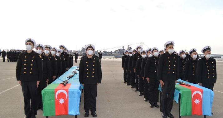Hərbi Dəniz Qüvvələrində andiçmə mərasimi keçirildi -