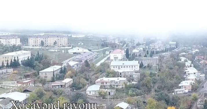 İşğaldan azad olunan Hadrut qəsəbəsi və Tuğ kəndinin videogörüntüsü