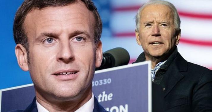 Makron Baydenlə görüşəcək