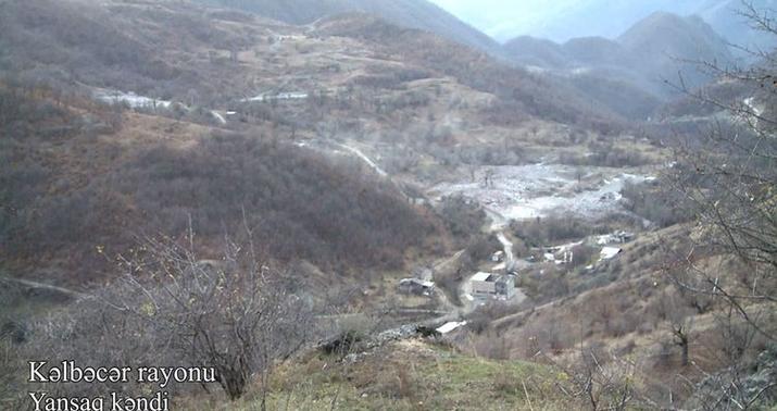 Kəlbəcərin Yanşaq kəndinin görüntüləri -
