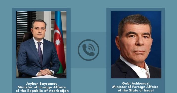 Azərbaycan və İsrail XİN başçıları telefonla danışdı