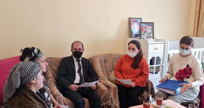 Şəhid ailələrinə psixoloji dəstək göstərildi -
