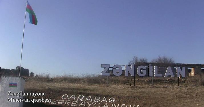 Zəngilanın Mincivan qəsəbəsi -