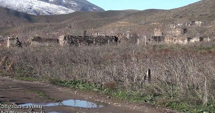 Zəngilan rayonunun Malatkeşin kəndindən videogörüntülər