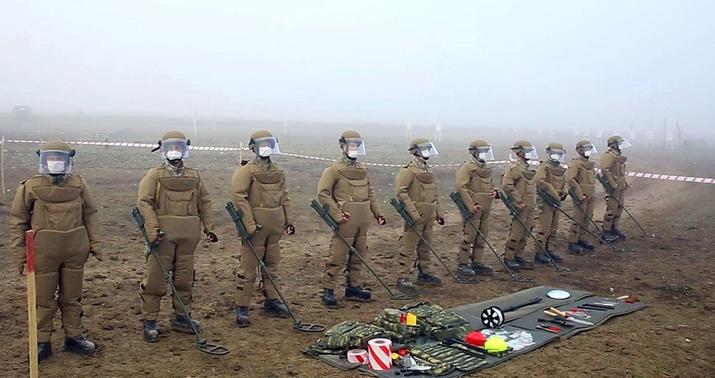 Ağdamda minaların təmizlənməsi prosesinə başlanılır