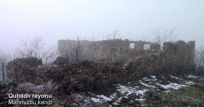 Qubadlının Mahmudlu kəndindən görüntülər