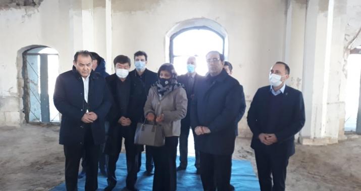 Türkiyədən olan nümayəndə heyəti Ağdamda -