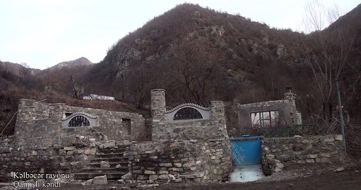 Kəlbəcərin Qamışlı kəndi -