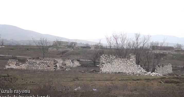 Füzulinin Aşağı Aybasanlı kəndi -