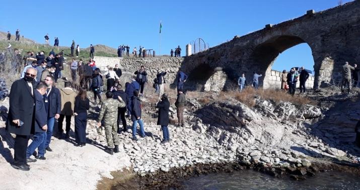 Diplomatlar Cəbrayıl və Zəngilanda erməni vəhşiliyini öz gözləri ilə gördü -