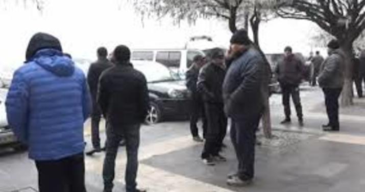 Paşinyanın ofisi qarşısında etiraz aksiyası keçirilir -