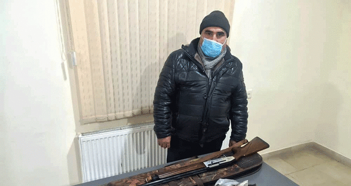 Siyəzəndə qanunsuz ov edən şəxs saxlanıldı