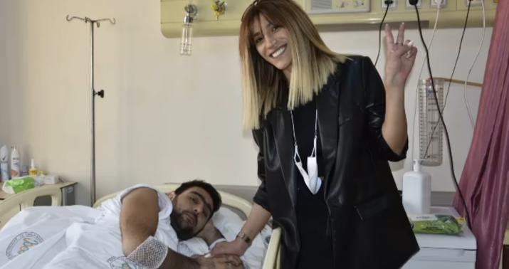 Röya Ayxan Türkiyədə qazilərimizə baş çəkdi-