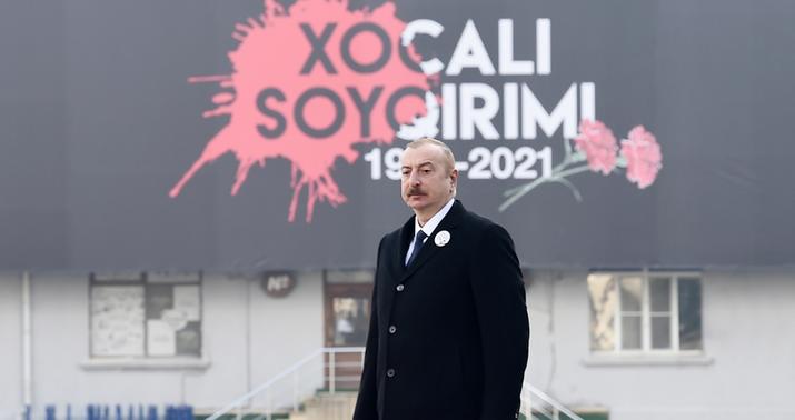 İlham Əliyev Xocalı soyqırımı ilə bağlı paylaşım etdi