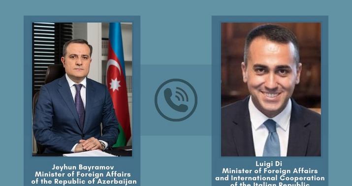 Azərbaycan və İtaliya XİN başçıları telefonla danışdı